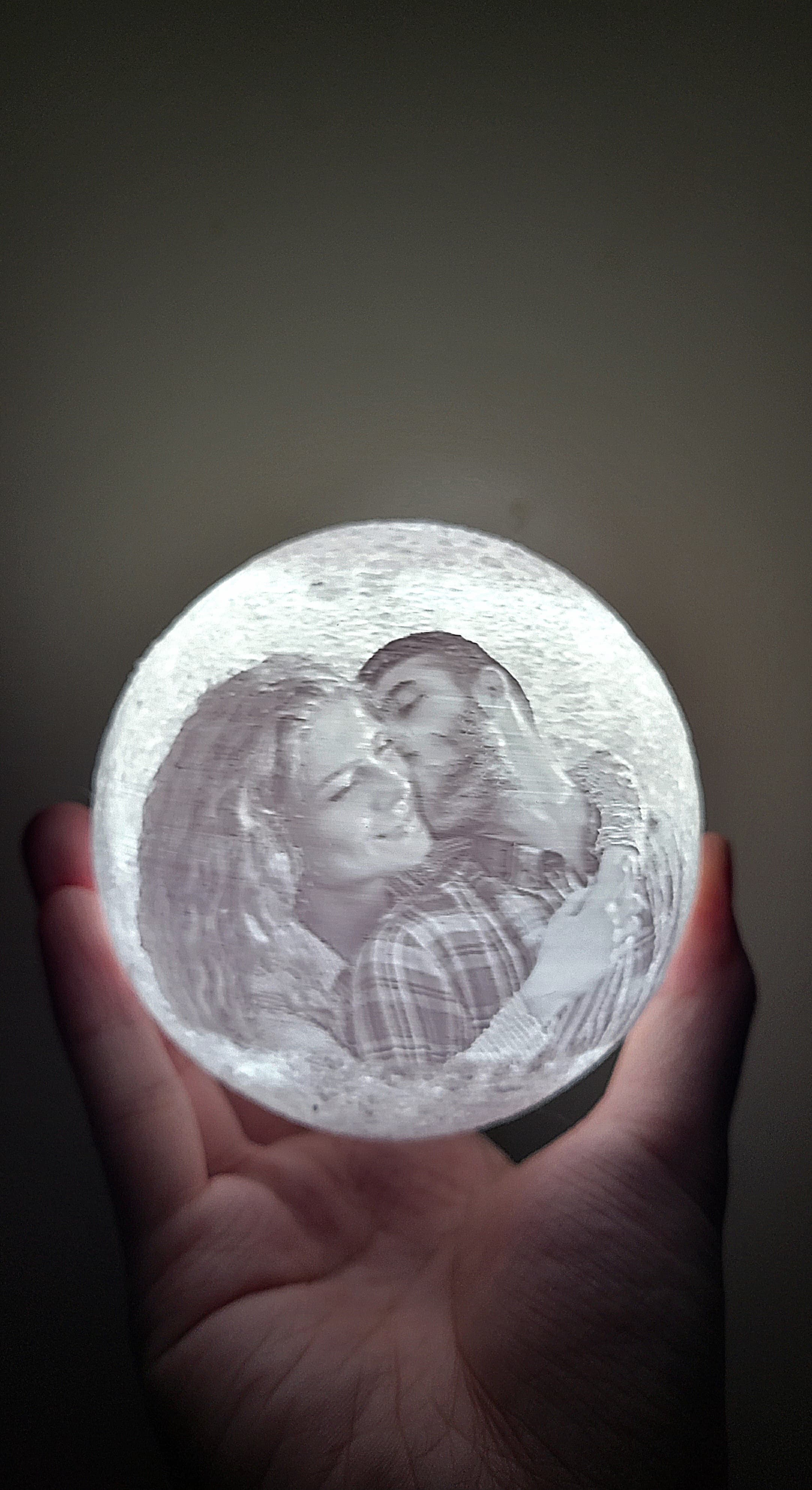 Gift for Couple | Starlit Memory Gift | Customized Moon Lamp